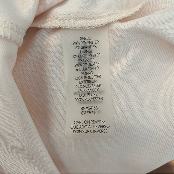 Calvin Klein Women’s High Low Scuba Dress In Light Pink Size 10 - Picture 11 of 11